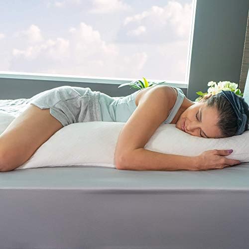 Avana Ellipse bočna spavaća za spavanje Memorijski pjenast Body Jastuk, 48 , bambus, 16365156