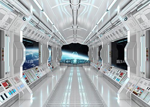 LYWYGG 10x10ft svemirski brod unutrašnjost pozadina futuristička Naučna fantastika fotografija pozadine svemirski