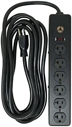 5 utičnica All-Metal Magnetic Power Strip sa 2.4A USB, N35 magnetima, kabelama od 8 stopa