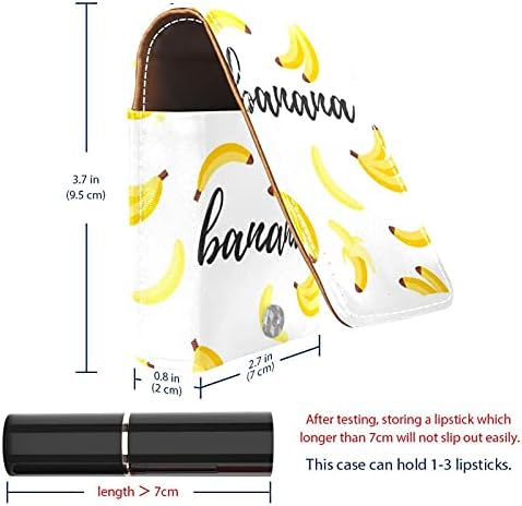 Ruž Za Usne Sa Ogledalom Slatka Banana Držač Sjajila Za Usne Prenosiva Kutija Za Odlaganje
