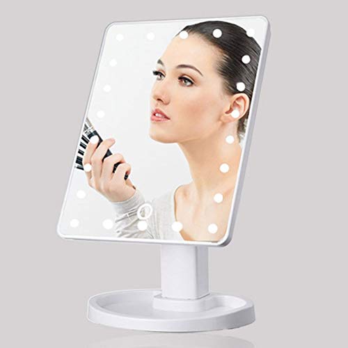 Rotacija Ogledala Za Šminkanje Ogledalo Za Šminkanje Podesive LED Svetleće LED Ekran Osetljiv