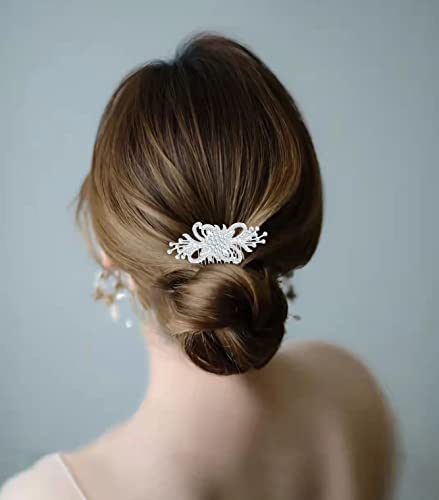 Ženski vjenčani češalj za kosu Bridal češalj za kosu Rhinestone Barrette kristali cvijet vjenčani