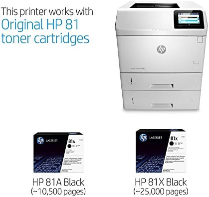 HP Monochrome Laserjet Enterprise M605x Printer W Futuresmart Firmware,