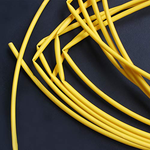 1pcs toplo za skupljanje, žuto 32.8ft Bettomshin omjer 2: 1 Asortiman električnog kablovskog rukava Fit 0.75