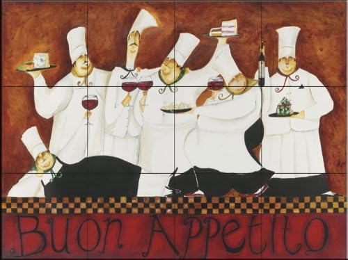 Keramička pločica Mural-BUON Appetito 1-Jennifer Garant