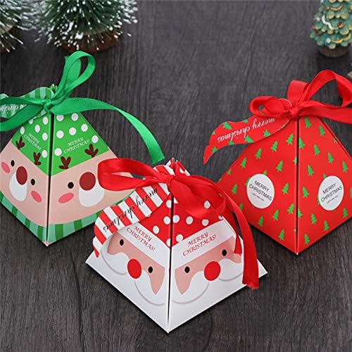Sorive 24 komada kutije Candy Boxes Party Favorit Bady Box Box Xmas Party Bags Poklon 3 slatki stilovi
