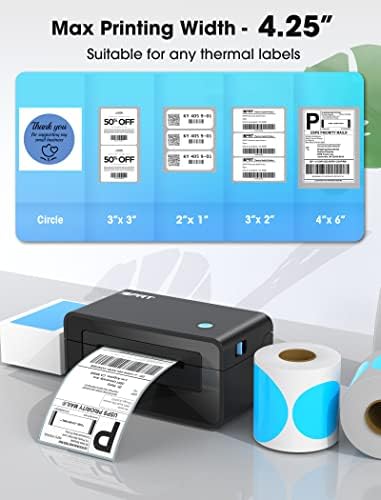 iDPRT Bluetooth 4 × 6 Label Printer SP410BT, USB Label Printer SP420