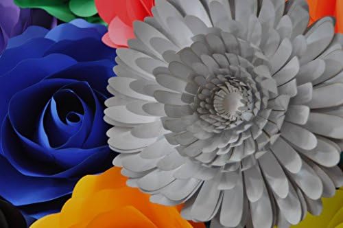 Komplet za cvijeće za papir Uzorak DIY napravite vlastiti cvjetni poklopac za fotoaparat za fotografije
