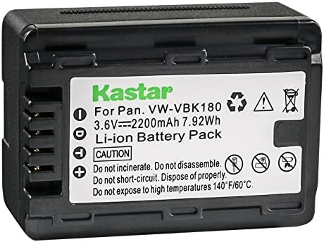 Kastar baterijski paket za Panasonic VW-VBL090, VW-VBK180, VW-VBK180E, VW-VBK360 i SDR-T70, SDR-S70,