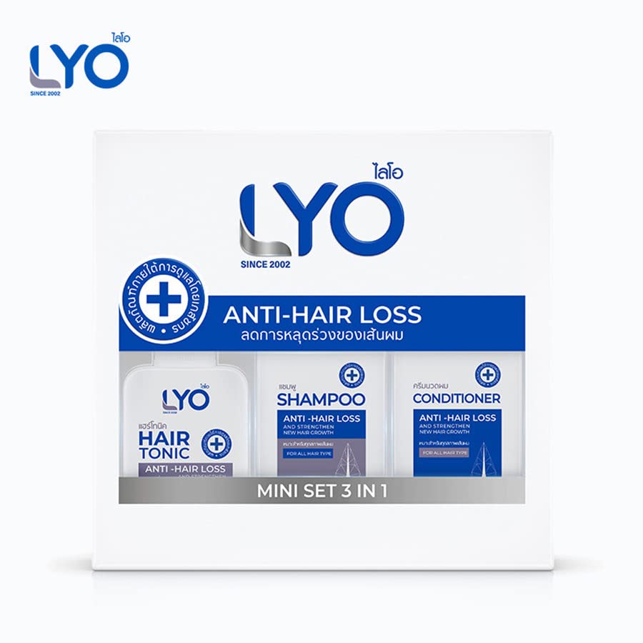 LYO šampon regenerator tonici za kosu smanjuju gubitak kose rast rasta brzi DHL Set EXPRESS Thaigiftshop [nabavite