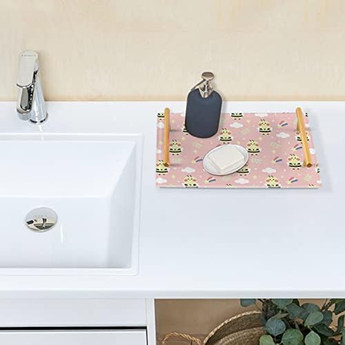 Dallonan akril kupatilo u kupaonici ukrasna ladica sa zlatnim ručkama za kuhinju organizator slatka