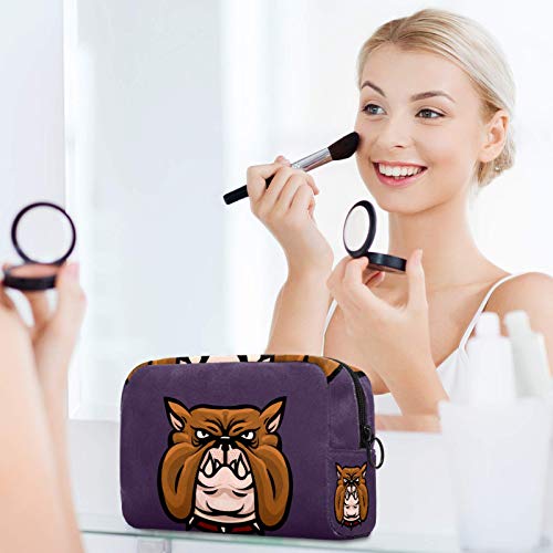 Leveis Bulldog Face Mali torbica za šminku za torbicu Travel Kozmetička torba prijenosna toaletna vrećica