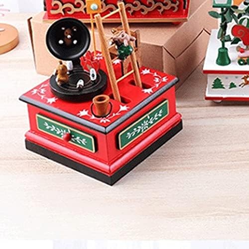 Liuzh Merry-Go-Round Santa Claus Music Box Toy Decoration Merry-Go-okrugla Božić Music Box Rođendanski poklon