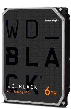 Western Digital 8TB WD crni performanse Interni pogon Hard Drive - 7200 o / min, SATA 6 GB /