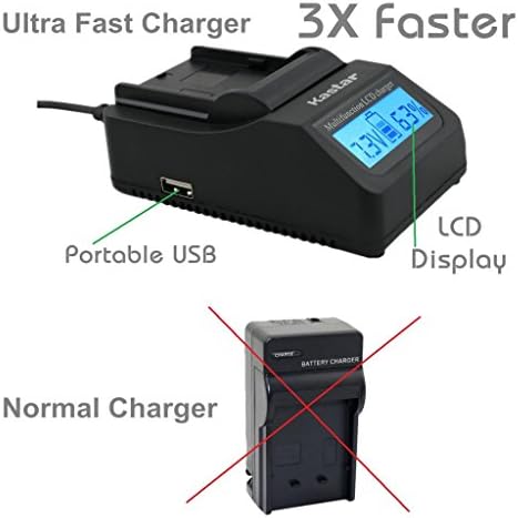 Kastar Fast Charger + Baterija X2 za nik en-el19 coolpix S32 S100 S2600 S2700 S2750 S2600 S3300 S3400 S3500 S3600