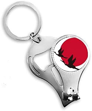 Japan Crveni crni leteći guske za nokte NIPPER prsten za ključeve ključeva