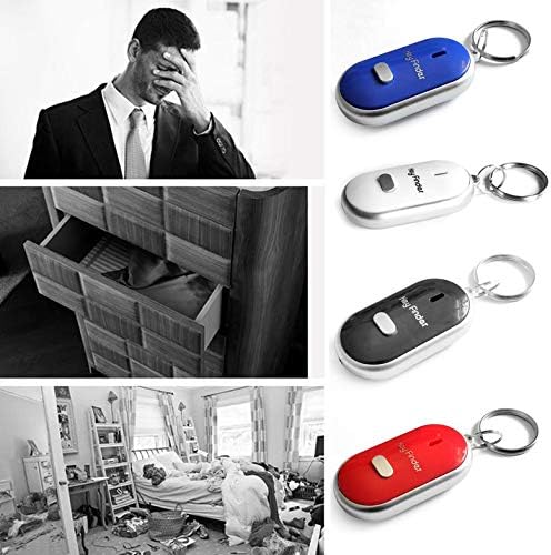 Ne primjenjujte LED Whistle Key Finder trepćući zvučni Alarm 123456 - lost KeyFinder Locator