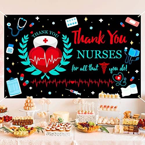 Nurse zahvalnost sedmica pozadina fotografija Nurse Party Dekoracije usluge i zalihe Hvala medicinska