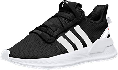 Adidas originali Unisex Child U_Path Trčanje cipele, crno / bijelo / šok crveno, 11 Malo dijete