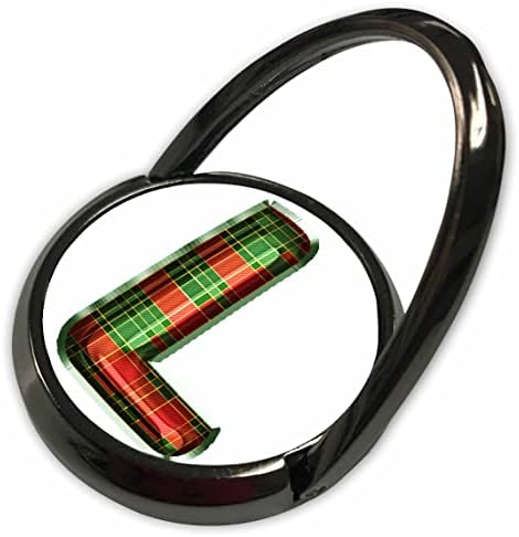 3Droza Slatki crveni i zeleni božićni pilični monogram Početni l - Prstenje telefona