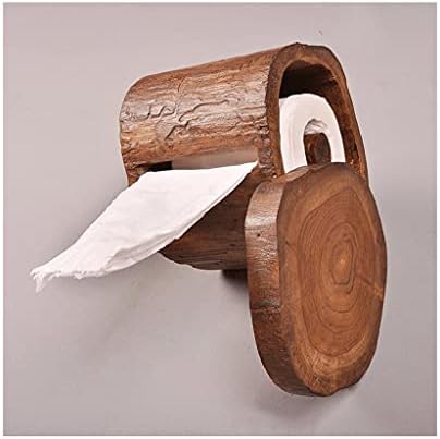 MGJM kutija za papir od punog drveta, kutija za kućni tkivo, toaletna cijev, toaletni papir držač ručnika,