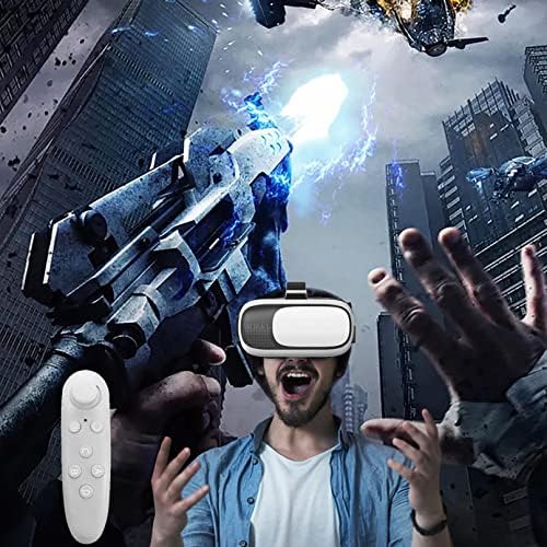 VR 3D naočare, VR Smart Immersive 3D digitalne naočare za glavu sa držačem za Igre Set iskustvo bežične