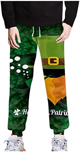 Dnevne pantalone Saint Patricke, modni unisex casual saint patrickov dan tiskali odrasle jogger hlače,