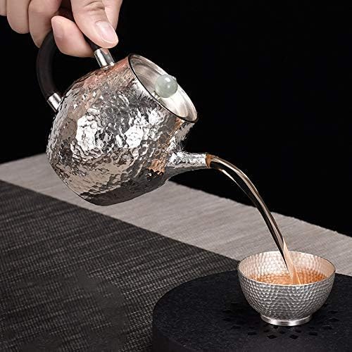Silver čajnik za piće Kolekcije lončasto ručno izrađeno kinesko kungfu Teaketttle Stara ceremonija Temperat
