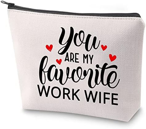 Zjxhpo najbolja supruga ikad poklon na poklon-u ti si omiljena radna supruga šminka patentne patentne torbe