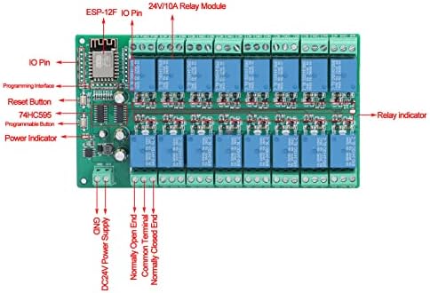 Relejni modul, razvojni modul daljinskog upravljanja razvojni modul relej Razvojna ploča WiFi