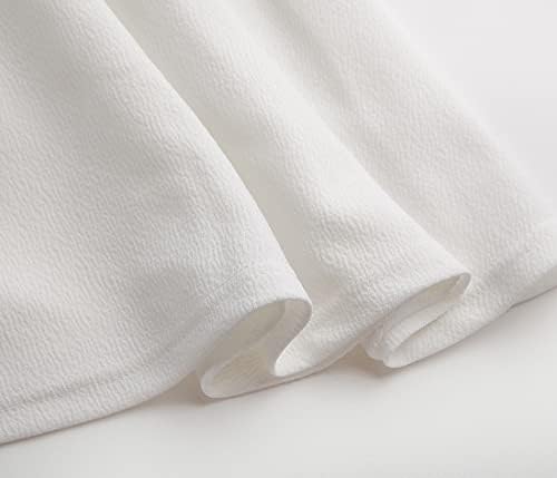 NEXOGA ženske rastezljive, lepršave bijele formalne klizačke suknje visokog struka, X-Large-XX-Large