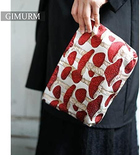 GIMURM Mushroom kozmetička torba za žene, velika torba za šminkanje, torba za šminkanje,torbice za organizatore