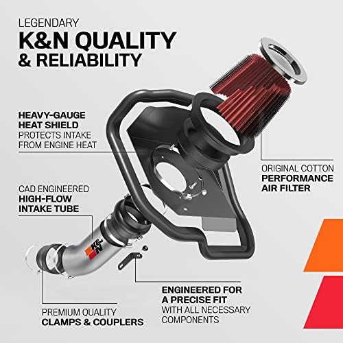 K & N komplet za usis hladnog vazduha: povećajte ubrzanje & amp; snaga vuče, garantovano povećanje