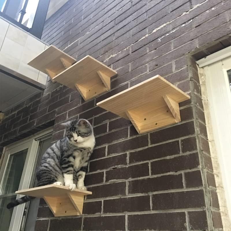 WALNUTA Cat Tree Cat penjački okvir za mačke drvena platforma za skakanje za mačke DIY namještaj za