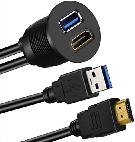 Konektori 2021 USB 3.0 i HDMI-kompatibilni + USB3. 0 aux instrument tabla za proširenje vodootporni automobil