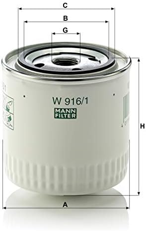 MANN-FILTER W 916/1 Filter za ulje