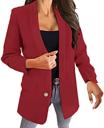 Blazer jakne za žene osnovna lagana odjeća otvorena prednja jakna ljetni trendi blazer