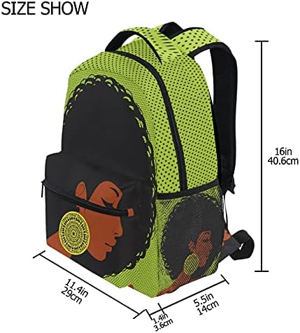 Alaza afrička američka ženska školski ruksaci Business Travel Hiking Camping Ruccsack Pack