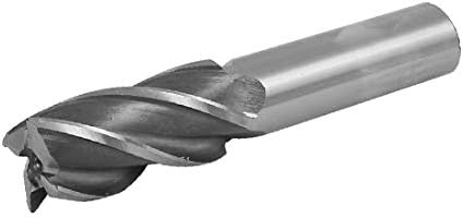 X-DREE 24mm rezni prečnik 20mm izbušena rupa HSS-AL 4 spiralne Flaute za prorezivanje krajnje bušilice (Broca