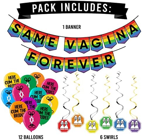 Lezbijska bachelorette Party Rainbow Pack - LGBTQ ukrasi za mladenku - Pride - gej vjenčanje