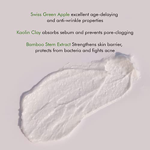 Slova RENEW pore Cleansing Clay maska za lice, sa Kaolinskom glinom, biljnim matičnim ćelijama, ekstraktom bambusa