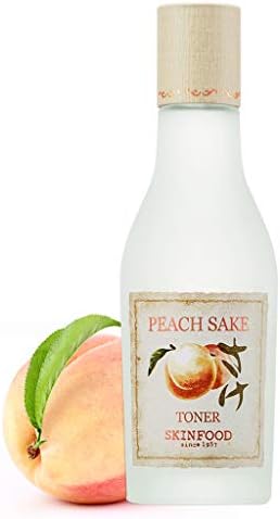 SKINFOOD Peach sake tonik za lice 135ml-zategnite pore i kontrolu sebuma-koža hidratantna, Rafinirajuća,