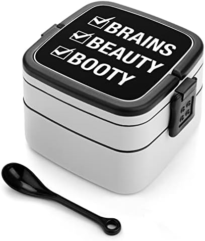 Mozak Beauty plijen dvostruki sloj Bento kutija za ručak kutije za obrok za rad izlet izletišta