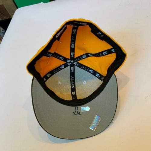 Yoan Moncada Game Korišteno All Star Game Hat MLB Autentificirani holo - Igra Polovni MLB kape