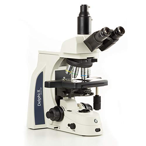 Delphi-X posmatrač trinokularni mikroskop SWF 10x/25 mm 30 mm okulari, Plan PLi 4/10/20/S40/S100x