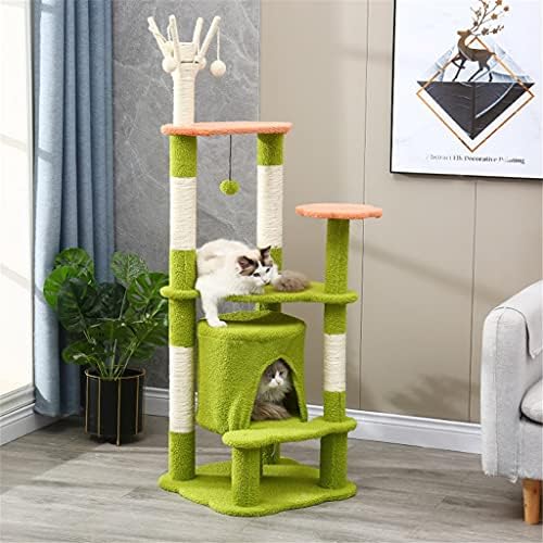 Wzhsdkl mačka grebalica za drvo Tower Condo namještaj ogrebotine mačke skakanje igračka Igrajte