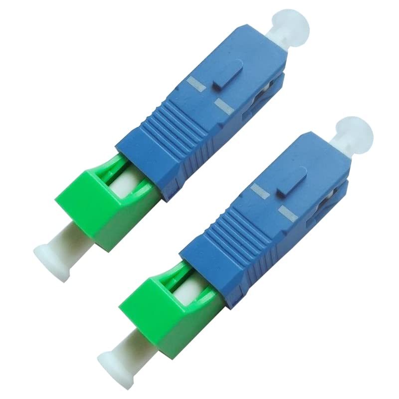 2pcs lc to sc adapter, jedno režim 9 / 125um LC / APC ženski na SC / UPC muški simplex hibridni konektor