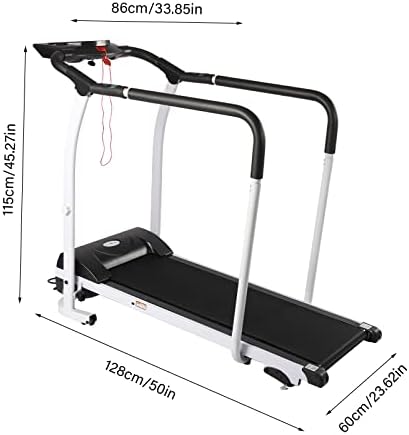 Pješačka traka sa dugim rukohvatom, obnavljanje fitnesa za vježbanje za vježbanje sa LCD ekranom