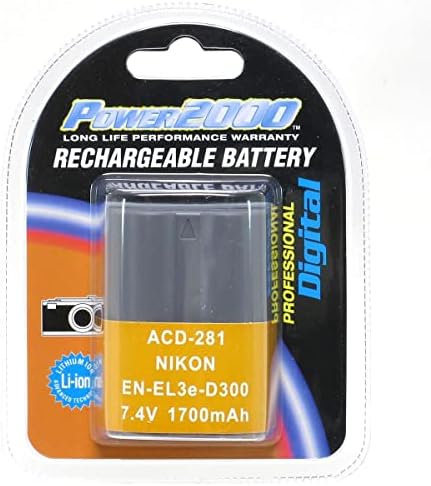 Power2000 ACD-281 punjiva baterija za Nikon EN-EL3E