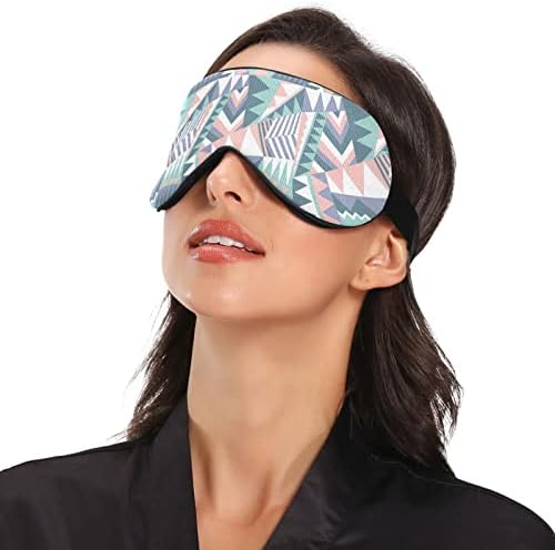 Moderna apstraktna prozračna maska ​​za spavanje, hladno osjećati poklopac za spavanje očiju za ljetni